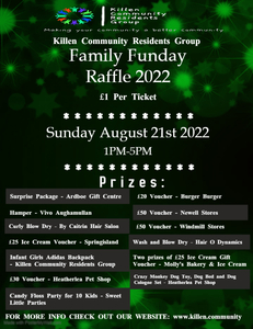 Family Funday Returns - Raffle Prize List